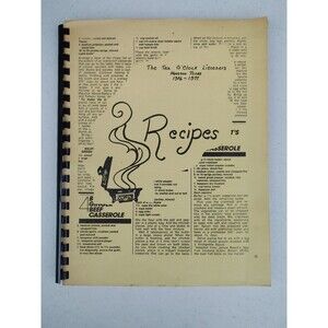 The Ten O'clock Listeners Cookbook, Houston TX 1976-77 Radio Hist Cookbook (160)